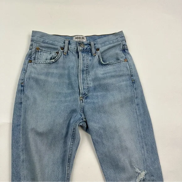 AGOLDE Riley Distressed Jeans Size 25 - Picture 2 of 9